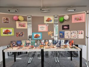 Frontalsicht neue Bücher